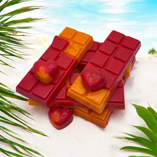 Wax melts luxurious long lasting coconut & rapeseed Highly Scented  snapbars