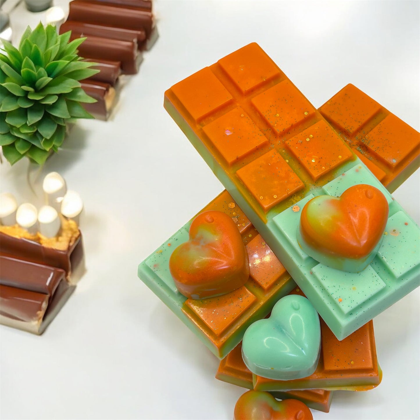 Wax melts luxurious long lasting coconut & rapeseed Highly Scented  snapbars